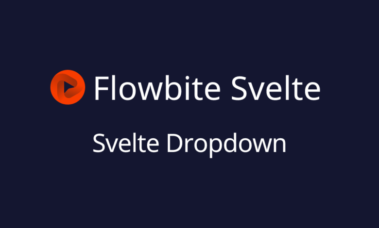 flowbite dropdown